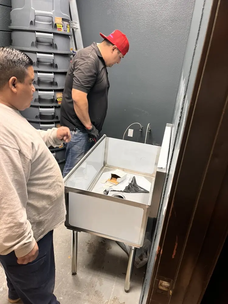 Commercial plumbing and sink installation in Harbor View